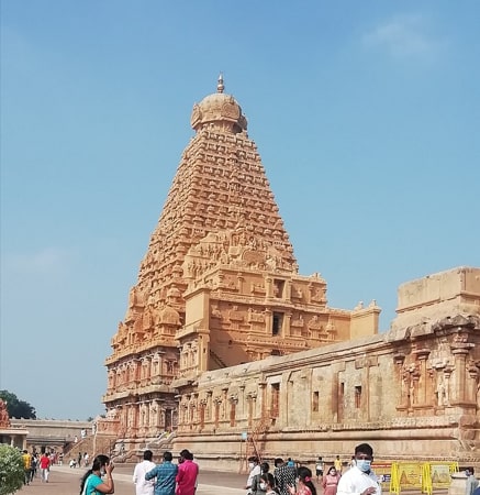 Chola dynasty's great temple in Tamilnadu, India